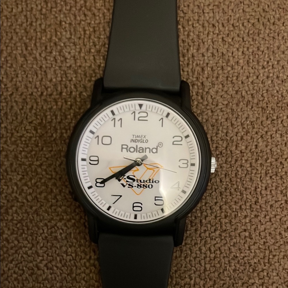Roland Black and White Smartwatch Minimalist Design